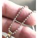 close up of bead chain